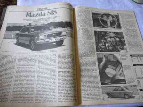 AUTOCAR MAGAZINE 23 AUGUST 1975 ( MAZDA 818, DATSUN 140J,  COLT LANCER 1400, TRIUMPH 1300 / 1800 )