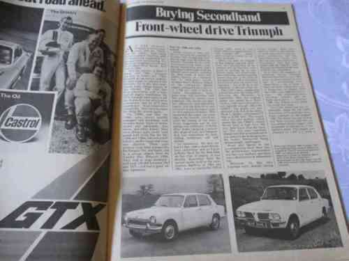 AUTOCAR MAGAZINE 23 AUGUST 1975 ( MAZDA 818, DATSUN 140J,  COLT LANCER 1400, TRIUMPH 1300 / 1800 )