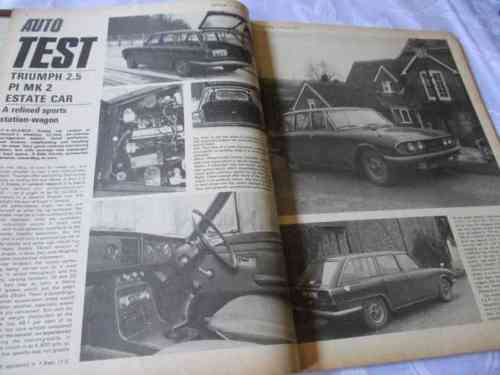 AUTOCAR MAGAZINE 17 FEBRUARY 1972 ( SAAB, SAAB 99E, TRIUMPH 2.5 PI,  MERCEDES )