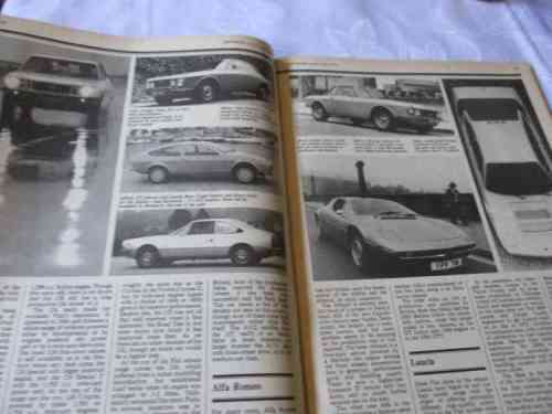 AUTOCAR MAGAZINE 27 JULY 1974 ( FIAT 132, JODY SCHECKTER, GRAND PRIX, ASTON MARTIN, MOTOR CARAVAN