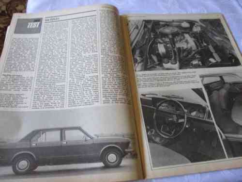 AUTOCAR MAGAZINE 27 JULY 1974 ( FIAT 132, JODY SCHECKTER, GRAND PRIX, ASTON MARTIN, MOTOR CARAVAN