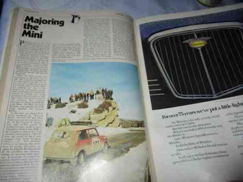 AUTOCAR MAGAZINE 27 JULY 1974 ( FIAT 132, JODY SCHECKTER, GRAND PRIX, ASTON MARTIN, MOTOR CARAVAN