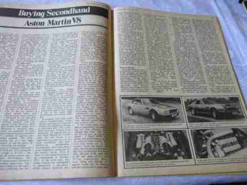 AUTOCAR MAGAZINE 27 JULY 1974 ( FIAT 132, JODY SCHECKTER, GRAND PRIX, ASTON MARTIN, MOTOR CARAVAN