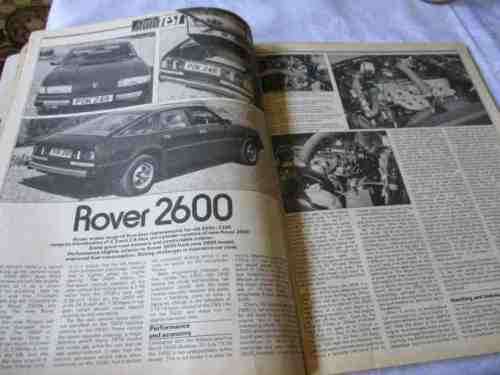 AUTOCAR MAGAZINE 22 OCTOBER 1977 ( ROVER 2300 / 2600, CHRYSLER SUNBEAM 1.6S, PANTHER SIX, CITROEN CX