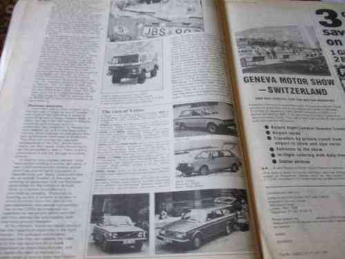 AUTOCAR MAGAZINE 19 FEBRUARY 1977 ( SAAB, VOLVO CARS , VOLVO 343 )