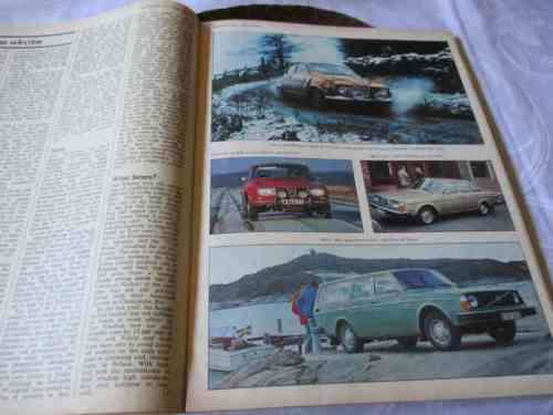 AUTOCAR MAGAZINE 8 FEBRUARY 1975 ( VOLVO 145E, SAAB 99EMS,  CARS OF SWEDEN, )