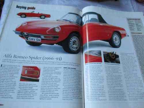 CLASSICCARS MAGAZINE JANUARY 2002 ( ALFA ROMEO SPIDER, CAPESPORT HEALEY, JODY SCHECKTER, FERRARI