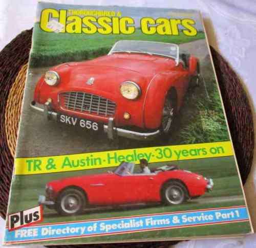 THOROUGHBRED & CLASSIC CARS MAGAZINE AUGUST 1983 ( AUSTIN-HEALEY, TR3, CORTINA, PORSCHE 356 )