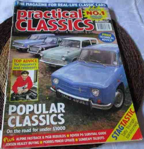 PRACTICAL CLASSICS MAGAZINE JULY 1996 ( MGB, ROVER P6, MORRIS MINOR, JENSEN HEALEY, SUNBEAM TALBOT )