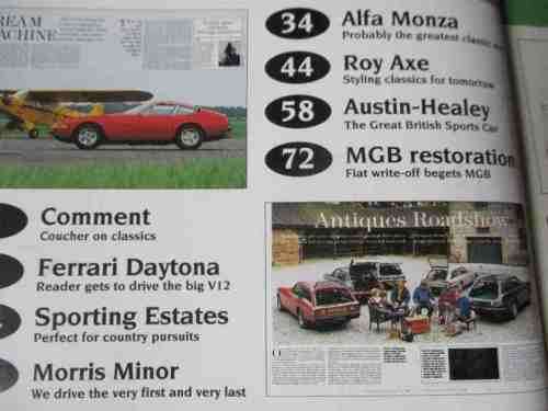 THOROUGHBRED & CLASSIC CARS MAGAZINE JULY 1994 ( MORRIS MINOR, MGB, AUSTIN-HEALEY, FERRARI DAYTONA )