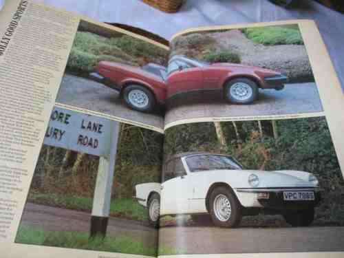 THOROUGHBRED & CLASSIC CARS MAGAZINE SEPT 1987 ( FERRARI GTO, LAMBORGHINI, JAGUAR, TRIUMPH, MGB )