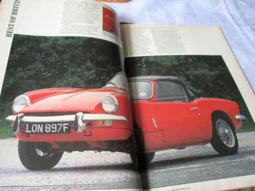 THOROUGHBRED & CLASSIC CARS MAGAZINE SEPT 1987 ( FERRARI GTO, LAMBORGHINI, JAGUAR, TRIUMPH, MGB )