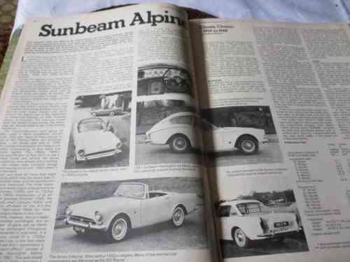 THOROUGHBRED & CLASSIC CARS MAGAZINE JULY 1977 ( AUSTIN SEVEN, PININFARINA, SUNBEAM ALPINE, SCHLUMPF