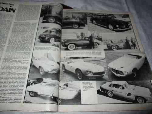 THOROUGHBRED & CLASSIC CARS MAGAZINE JAN 1980 ( PORSCHE 911, PEGASO, BORG-WARNER, ALVIS, BUGATTI )