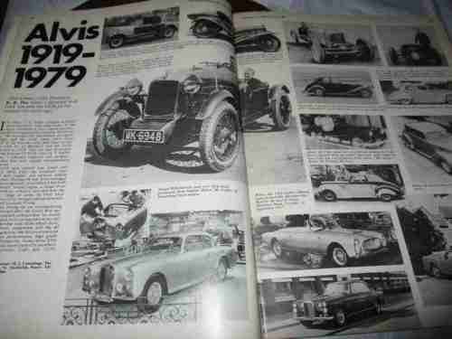 THOROUGHBRED & CLASSIC CARS MAGAZINE JAN 1980 ( PORSCHE 911, PEGASO, BORG-WARNER, ALVIS, BUGATTI )