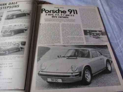 THOROUGHBRED & CLASSIC CARS MAGAZINE JAN 1980 ( PORSCHE 911, PEGASO, BORG-WARNER, ALVIS, BUGATTI )