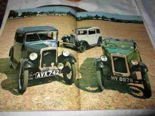 THOROUGHBRED & CLASSIC CARS MAGAZINE APRIL 1977 ( MERCEDES 300SL, AUSTIN SEVEN, PORSCHE TURBO,)