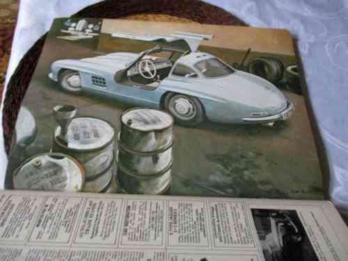 THOROUGHBRED & CLASSIC CARS MAGAZINE APRIL 1977 ( MERCEDES 300SL, AUSTIN SEVEN, PORSCHE TURBO,)