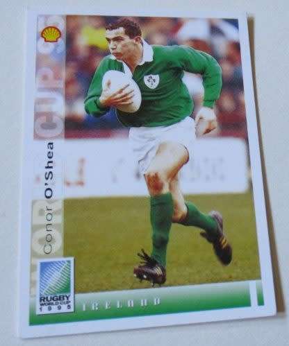 CONOR O`SHEA - IRELAND - 1995 RUGBY WORLD CUP SPORTS DECK CARD NR 170