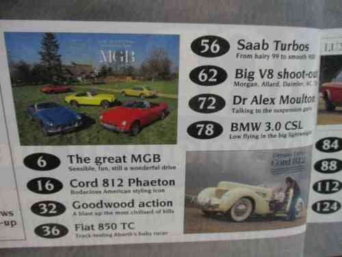 THOROUGHBRED & CLASSIC CARS MAGAZINE JUNE 1995 ( MGB, BMW 3.0, RENAULT 4CV, FIAT X1/9 )