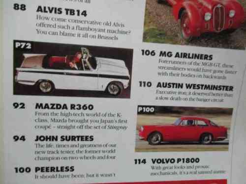 CLASSIC AND SPORTSCAR MAGAZINE JUNE 1995 ( BMW 3.0, JAGUAR, TRIUMPH VITESSE, VOLVO P1800. ALVIS TB14