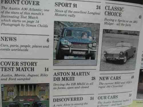 THOROUGHBRED & CLASSIC CARS MAGAZINE MAY 1991 ( PORSCHE 911, MG MIDGET, SPRITE, VW BEETLE  )