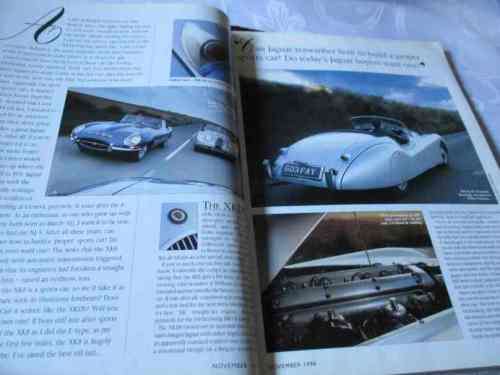 THOROUGHBRED & CLASSIC CARS MAGAZINE NOV 1996 ( JAGUAR, FORD ESCORT, ALFA GIULIA, AUSTIN A30 )