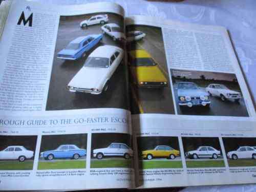 THOROUGHBRED & CLASSIC CARS MAGAZINE NOV 1996 ( JAGUAR, FORD ESCORT, ALFA GIULIA, AUSTIN A30 )