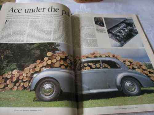 CLASSIC AND SPORTSCAR  MAGAZINE NOV 1993 ( ABARTH, CITROEN DS, AUSTIN A90, ROVER 3500 )