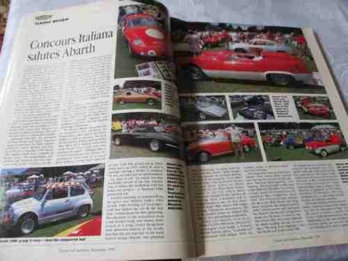 CLASSIC AND SPORTSCAR  MAGAZINE NOV 1993 ( ABARTH, CITROEN DS, AUSTIN A90, ROVER 3500 )
