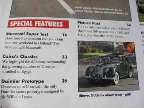 THOROUGHBRED & CLASSIC CARS MAGAZINE MARCH 1994 ( MASERATI, HILLMAN IMP, SUNBEAM RAPIER, AC ACE, )