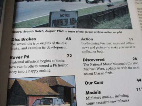 THOROUGHBRED & CLASSIC CARS MAGAZINE MARCH 1994 ( MASERATI, HILLMAN IMP, SUNBEAM RAPIER, AC ACE, )
