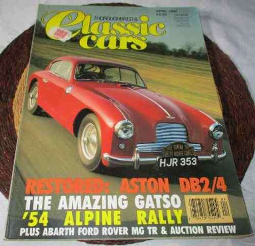 THOROUGHBRED & CLASSIC CARS MAGAZINE APRIL 1992 ( ROVER P6, TRIUMPH TR6, RANGE ROVER, FORD GALAXIE )