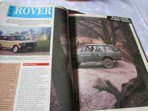 THOROUGHBRED & CLASSIC CARS MAGAZINE APRIL 1992 ( ROVER P6, TRIUMPH TR6, RANGE ROVER, FORD GALAXIE )
