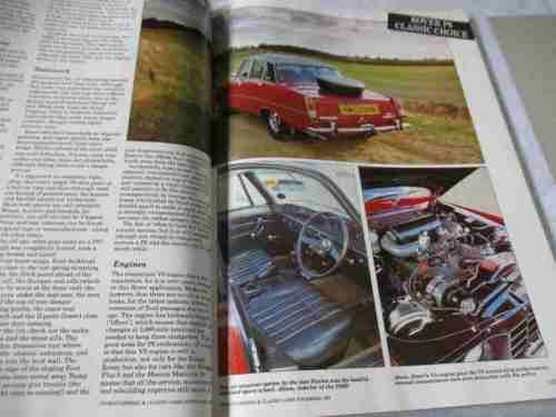 THOROUGHBRED & CLASSIC CARS MAGAZINE NOV 1990 ( ROVER P6, AUSTIN-HEALEY, JAGUAR XJ6 , XK120 )