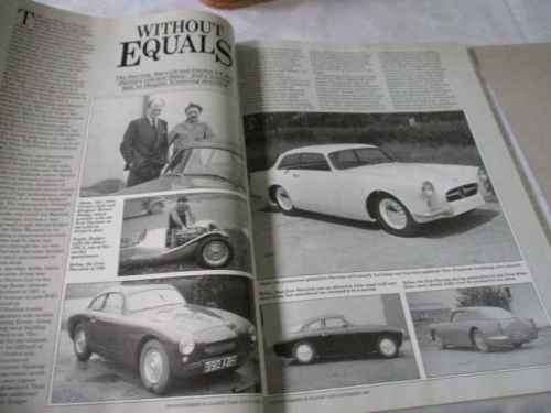 THOROUGHBRED & CLASSIC CARS MAGAZINE NOV 1990 ( ROVER P6, AUSTIN-HEALEY, JAGUAR XJ6 , XK120 )