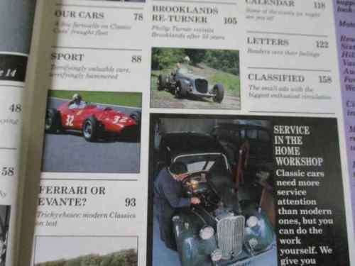THOROUGHBRED & CLASSIC CARS MAGAZINE OCT 1991 ( AUSTIN-HEALEY, ROVER P4, MGB GT,