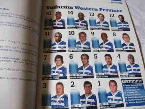 WP vs SHARKS 8 AUGUST 2008 - RUGBY MATCHDAY MAGAZINE / PROGRAMME