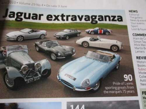 CLASSIC & SPORTS CAR MAGAZINE JULY 2010 ( JAGUAR, CITROEN, FERRARI 375MM, MGC )