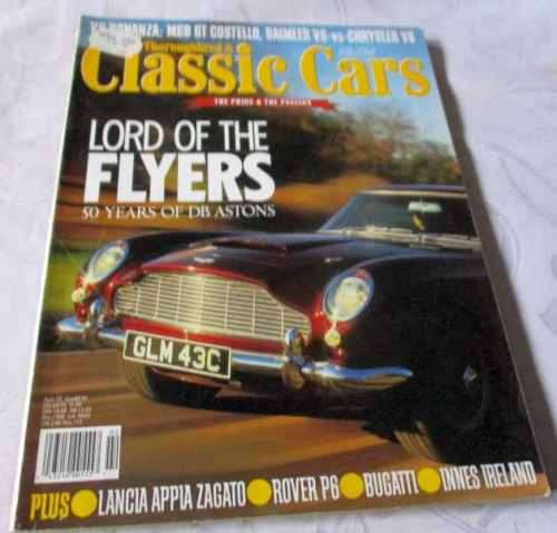 THOROUGHBRED & CLASSIC CARS MAGAZINE FEB 1997 ( ROVER P6, ASTON MARTIN DB, MGB GT, LANCIA APPIA )