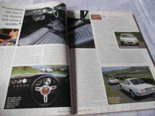 THOROUGHBRED & CLASSIC CARS MAGAZINE FEB 1997 ( ROVER P6, ASTON MARTIN DB, MGB GT, LANCIA APPIA )