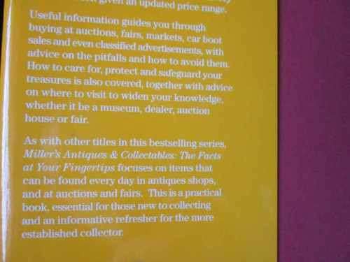 ANTIQUES & COLLECTABLES  - THE FACTS AT YOUR FINGERPRINTS - MILLER,S