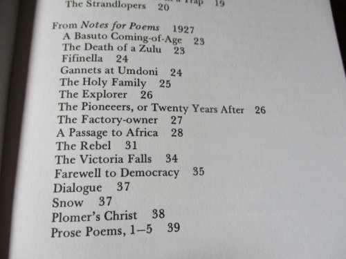 SELECTED POEMS - WILLIAM PLOMER