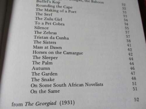 SELECTED POEMS - ROY CAMPBELL