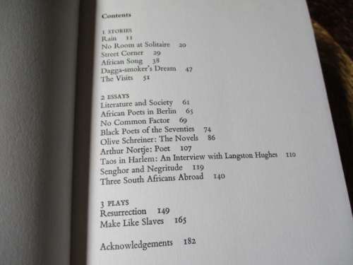 SELECTED WRITINGS - RICHARD RIVE