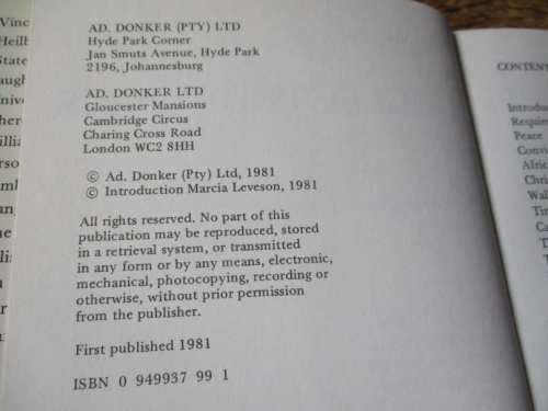 COLLECTED POEMS - VINCENT SWART  edited by MARCIA LEVESON