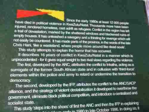 THE NATAL STORY - 16 YEARS OF CONFLICT - ANTHEA JEFFERY