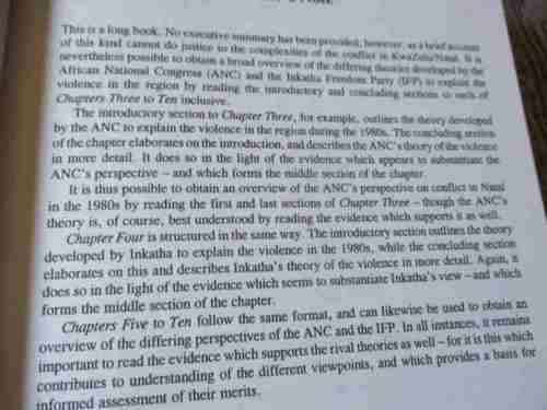 THE NATAL STORY - 16 YEARS OF CONFLICT - ANTHEA JEFFERY
