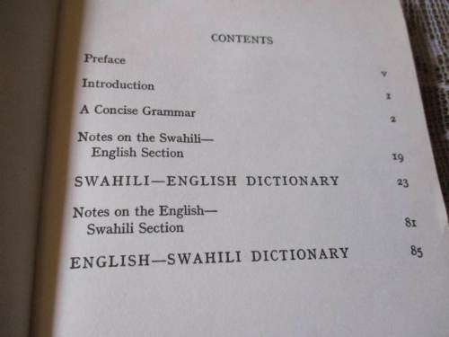 SWAHILI DICTIONARY - D.V. PERROTT - TEACH YOURSELF