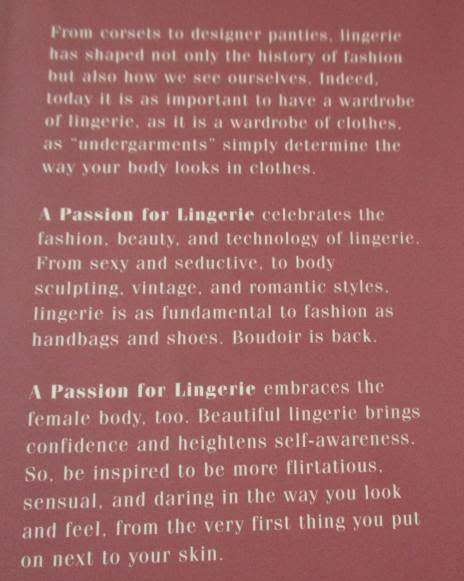 A PASSION FOR LINGERIE - JO GLANVILLE-BLACKBURN